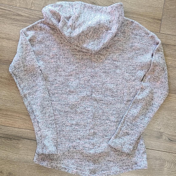 Gently Worn - HONEYDROP - Comfy Lilac & Plum knit hoodie - Size Med, fits Small - Picture 4 of 4